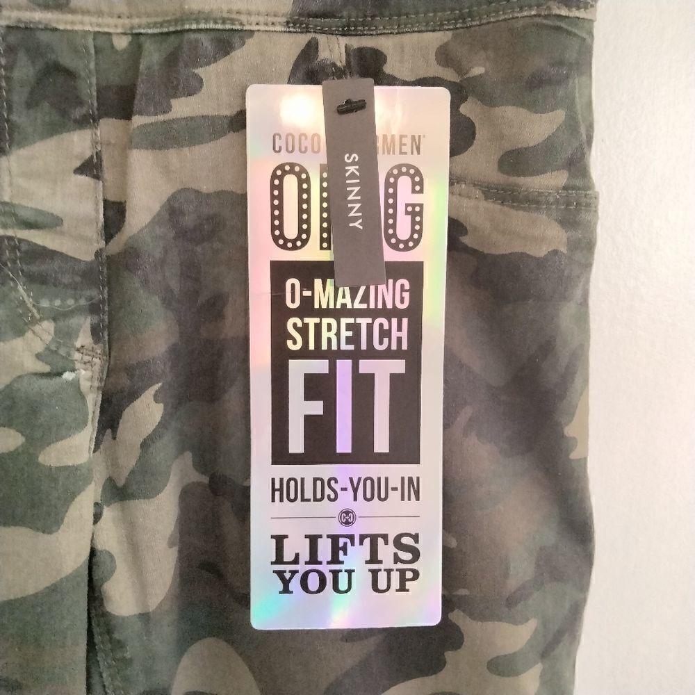 Coco + Carmen OMG Camouflage Skinny Jeans Size XS Holds You In Lifts You Up - Picture 5 of 16